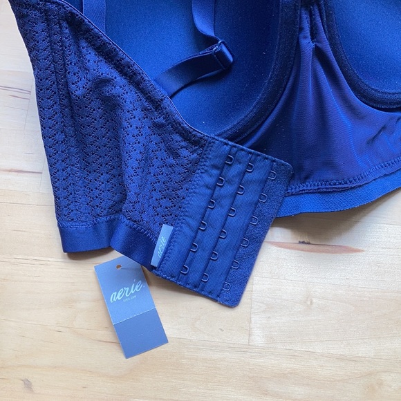 Aerie navy blue lightly lined Audrey bra 32DD - Picture 8 of 14